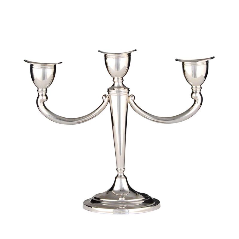 Chandelier en argent 925 "Regence 1811" à trois branches